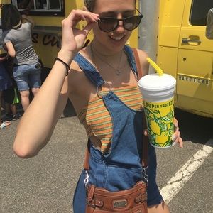 BDG Denim Overall Romper